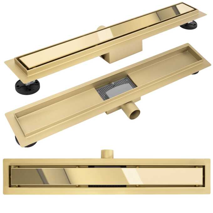 Odpływ Liniowy Rea Neox Złoty 50